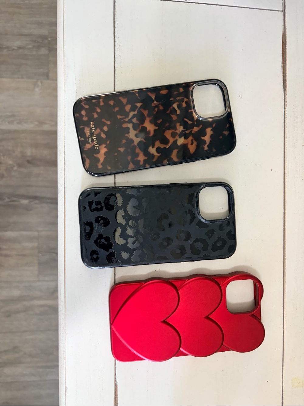 kate spade Red Triple Heart iPhone Case